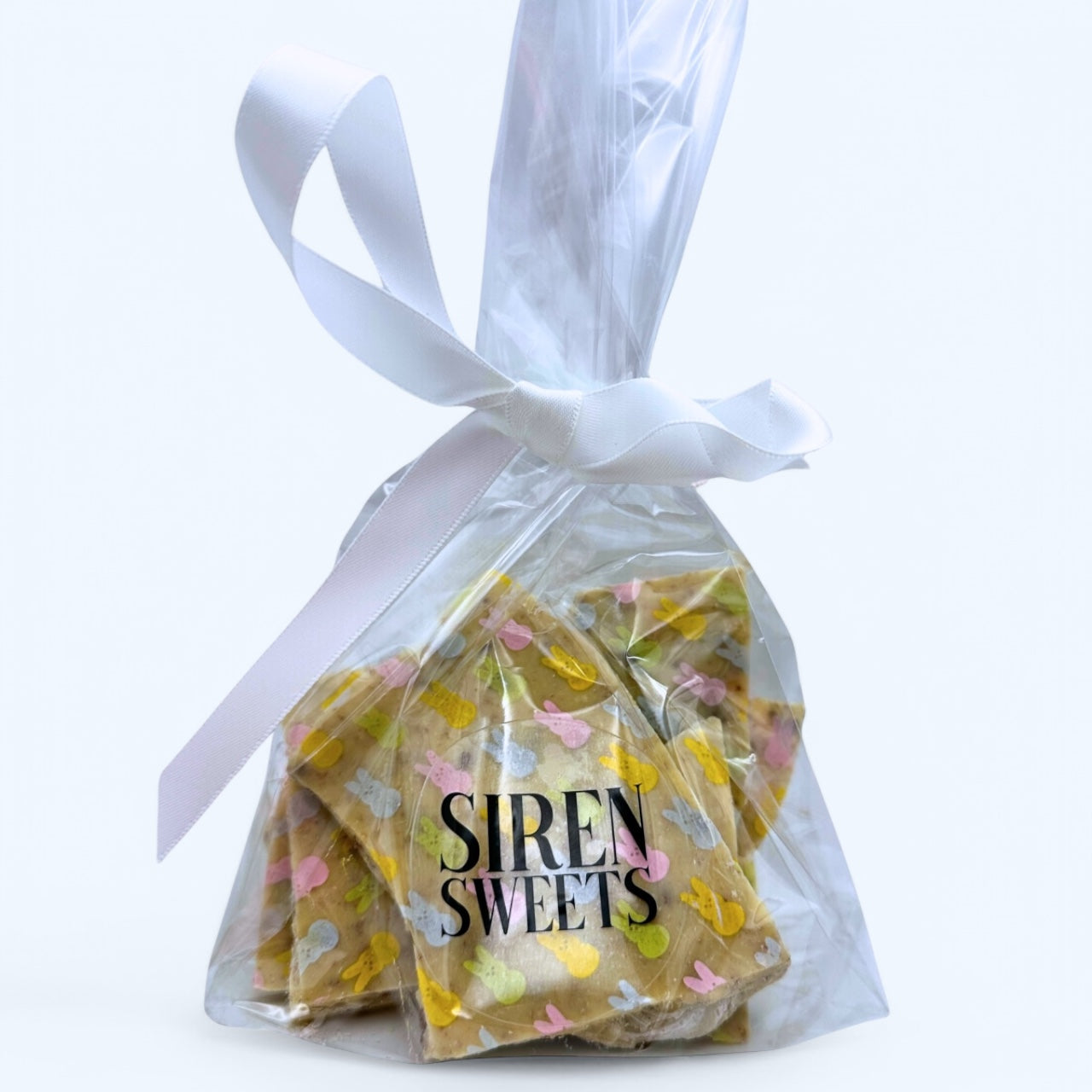 Vegan Easter Bunny Chocolate Bark | Plant-Based Easter Candy | Gluten-Free Holiday Treats- 4oz Bag