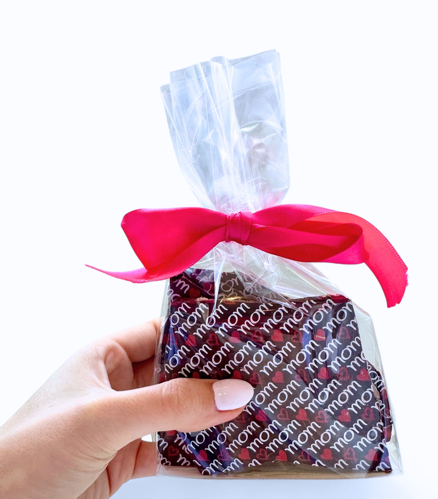 Mother’s Day Vegan Dark Chocolate Crispy Treat – Handmade Gift for Mom- 4oz Bag