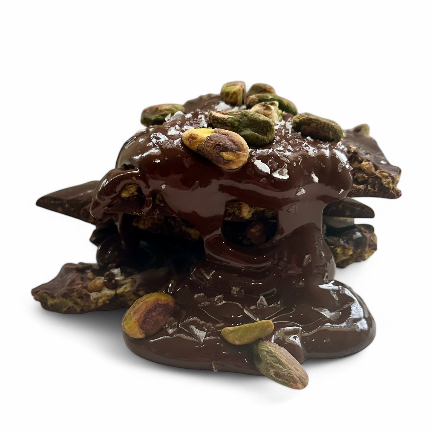 Dubai Chocolate Bark | Vegan, Gluten-Free Dark Chocolate with Pistachio- 4oz Bag