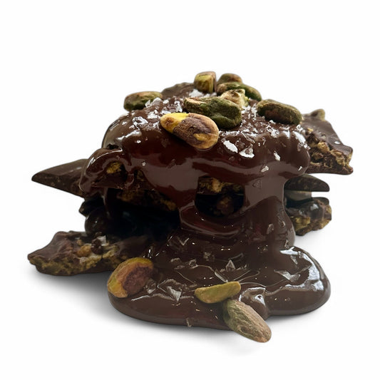 Dubai Chocolate Bark | Vegan, Gluten-Free Dark Chocolate with Pistachio- 4oz Bag
