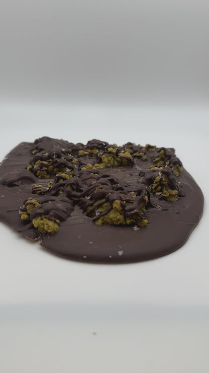 Dubai Chocolate Bark | Vegan, Gluten-Free Dark Chocolate with Pistachio- 4oz Bag